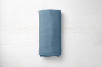 Premium Bamboo Muslin Swaddle-Zoe Blue