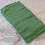 Premium Bamboo Muslin Swaddle-Kelly Green