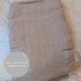 Premium Bamboo Muslin Swaddle-Oatmeal