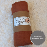 Premium Bamboo Muslin Swaddle-Copper