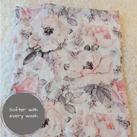 Premium Bamboo Muslin Swaddle-Floral