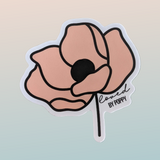 Vinyl Poppy Sticker