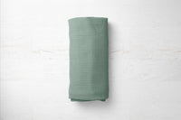 Premium Bamboo Muslin Swaddle-Marlee Green